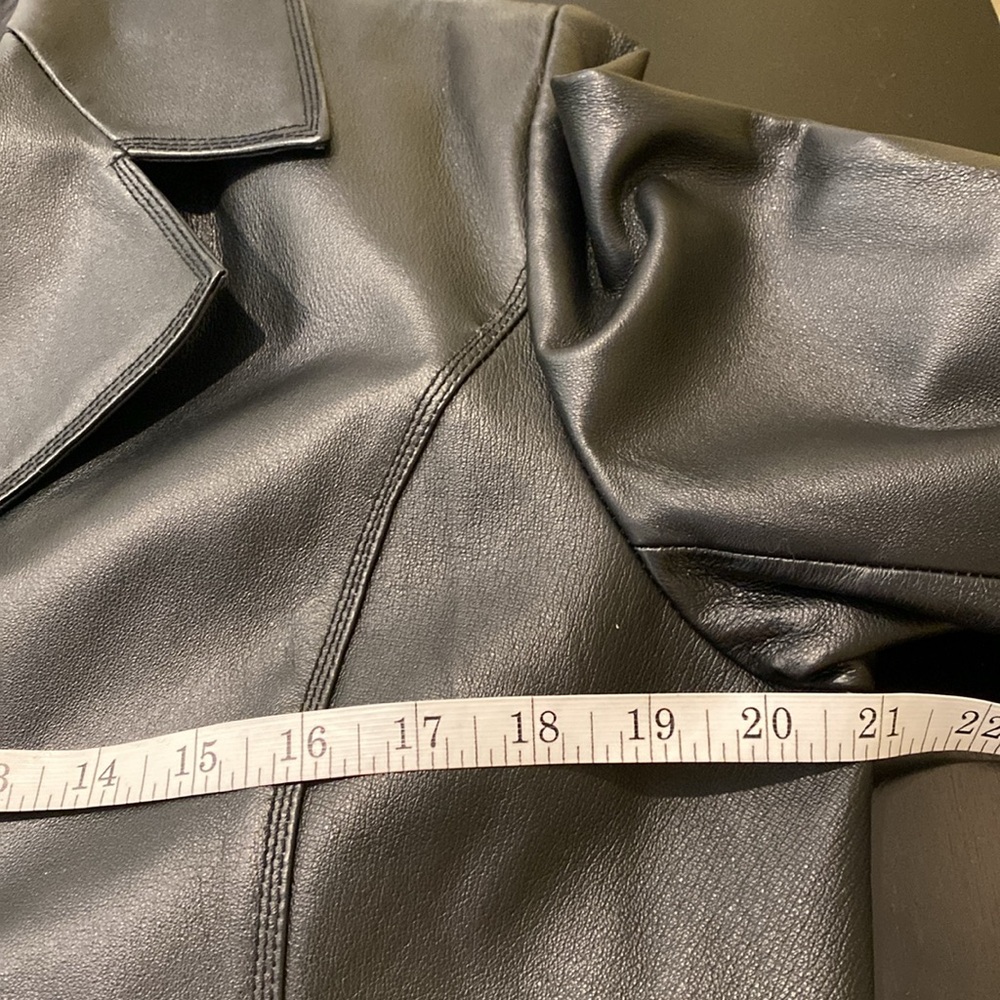 Worthington Leather Jacket, Black, Large - Picture 9 of 12